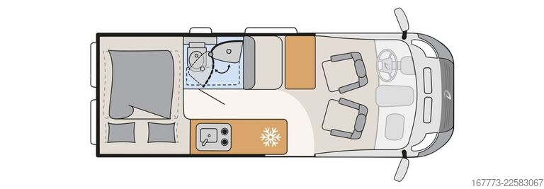 Kamper DETHLEFFS Globetrail Fiat 600 KS "ACTIVE/MARKISE"