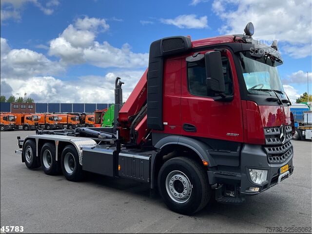 Sistem ročice s kavljem Mercedes-Benz Arocs 3251 8x4 Euro 6 HMF 26 Tonmeter laadkraan