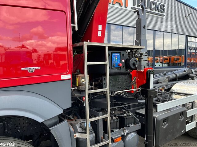 Sistem ročice s kavljem Mercedes-Benz Arocs 3251 8x4 Euro 6 HMF 26 Tonmeter laadkraan