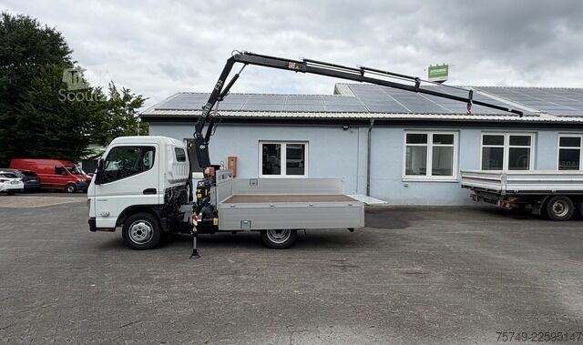 Kravas automašīna ar furgonu un celtni Fuso 3S15 Alu Pritsche 2.80m Ladekran Funk! sofort verfügbar!
