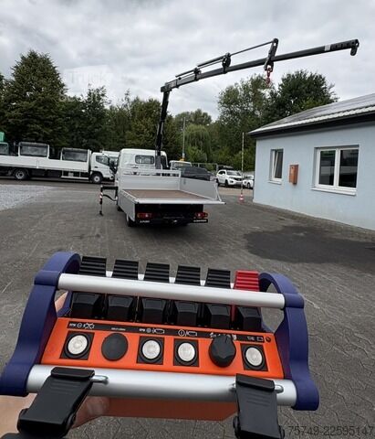 Kravas automašīna ar furgonu un celtni Fuso 3S15 Alu Pritsche 2.80m Ladekran Funk! sofort verfügbar!