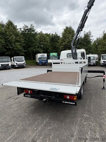 Kravas automašīna ar furgonu un celtni Fuso 3S15 Alu Pritsche 2.80m Ladekran Funk! sofort verfügbar!