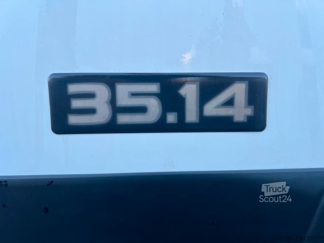 Furgons ar kasti NISSAN Cabstar 35.14 Maxi *Hebebühne*Klima*3.500KG*