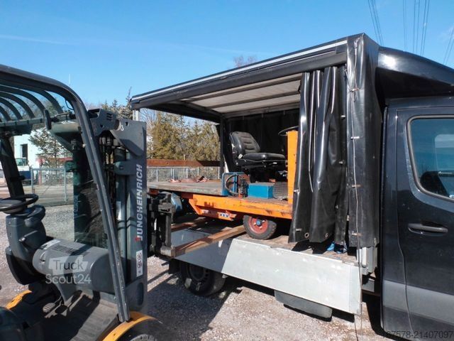 Transportador con plataforma y toldo MERCEDES-BENZ Sprinter 317 CDI Schiebeplane/Kamera/ Klima/AHK