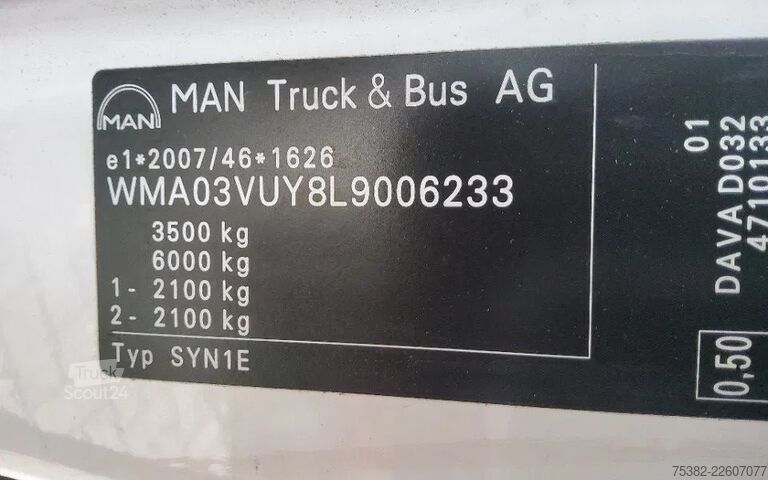 Skåpbil MAN TGE 3.180 L4H2 - VVN-11-R - EURO 6 - MOTOR LOOP...
