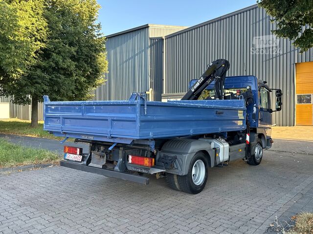 Lastebilmontert kranbil Mercedes-Benz ATEGO 818 - Kipper - Kran - Hiab -125Tkm