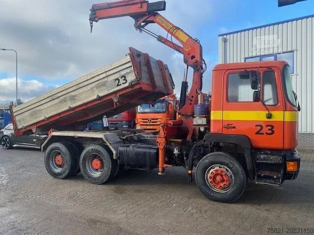 Basculantă cu macara MAN 26.332 6x4 + Palfinger PK 12000
