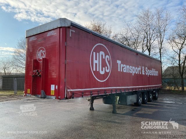 Åben sættevogn med presenning  Curtainsider Standard Staplerhalterung