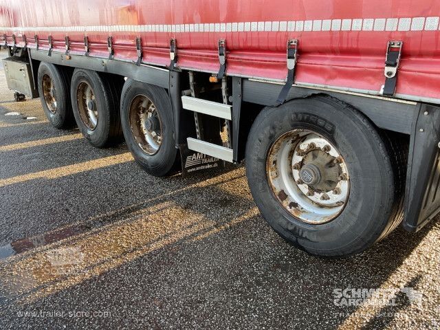 Åben sættevogn med presenning Curtainsider Standard Staplerhalterung