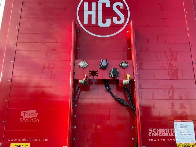 Åben sættevogn med presenning  Curtainsider Standard Staplerhalterung