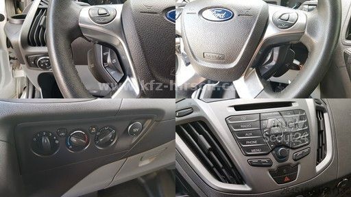 Fourgon tôlé FORD Transit Custom Sortimo Werkstatt Scheckheft