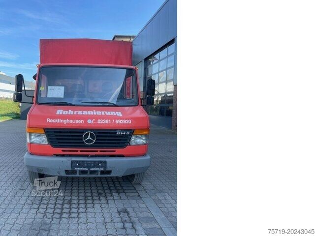 Transporter mit Pritsche & Plane Mercedes-Benz 814 D Vario mit LBW 4x2