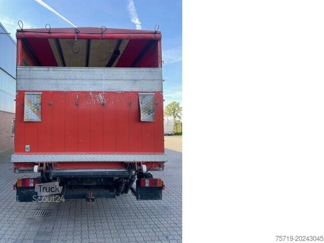 Transporter mit Pritsche & Plane Mercedes-Benz 814 D Vario mit LBW 4x2