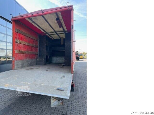 Transporter mit Pritsche & Plane Mercedes-Benz 814 D Vario mit LBW 4x2