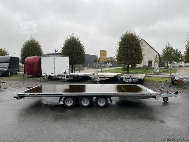 Remorque porte-voitures  GT Plateau 500/3 S 3,5T Holz Plattformanhänger
