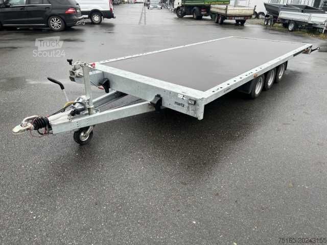 Remorque porte-voitures  GT Plateau 500/3 S 3,5T Holz Plattformanhänger