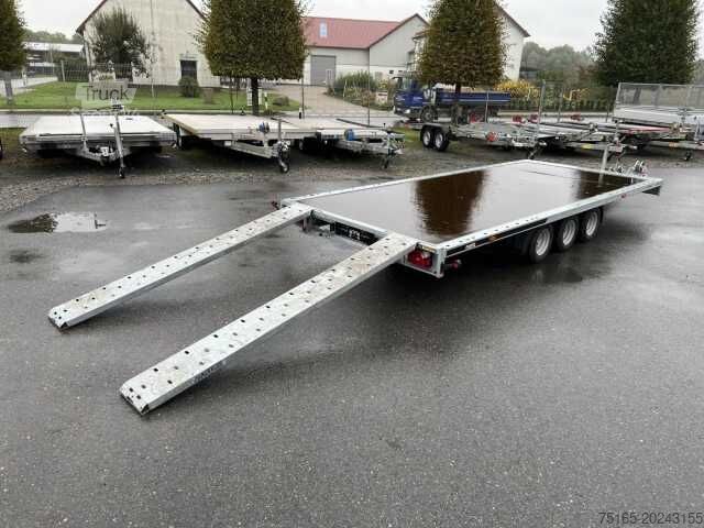 Remorque porte-voitures  GT Plateau 500/3 S 3,5T Holz Plattformanhänger