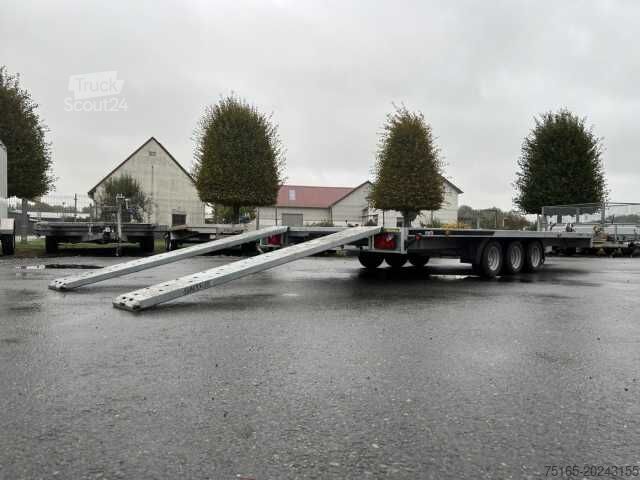 Remorque porte-voitures  GT Plateau 500/3 S 3,5T Holz Plattformanhänger