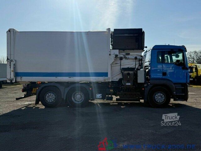 Camion à ordures MAN TGS 26.320 6x2 Schörling Seitenlader - Retarder