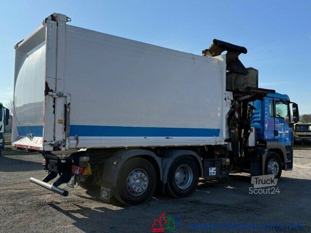 Camion à ordures MAN TGS 26.320 6x2 Schörling Seitenlader - Retarder