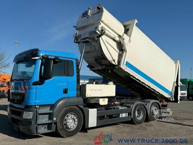 Camion à ordures MAN TGS 26.320 6x2 Schörling Seitenlader - Retarder