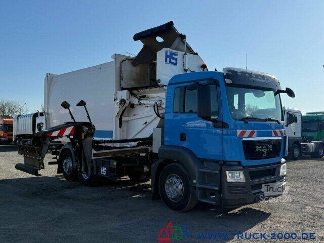 Camion à ordures MAN TGS 26.320 6x2 Schörling Seitenlader - Retarder
