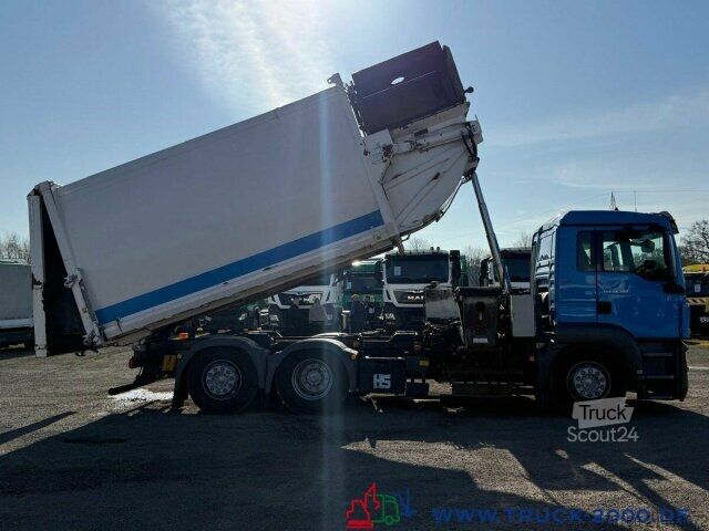 Camion à ordures MAN TGS 26.320 6x2 Schörling Seitenlader - Retarder