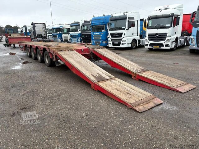 Nízký nakladač Faymonville 4 axle extendable blowbed ramps