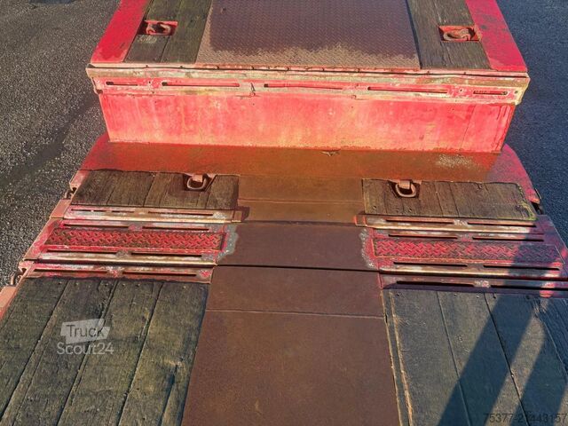 Nízký nakladač Faymonville 4 axle extendable blowbed ramps