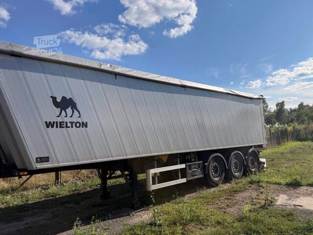 Kipper Auflieger WIELTON 50 cbm, Kombi-Pendel, Lift, Plastikauskleidung