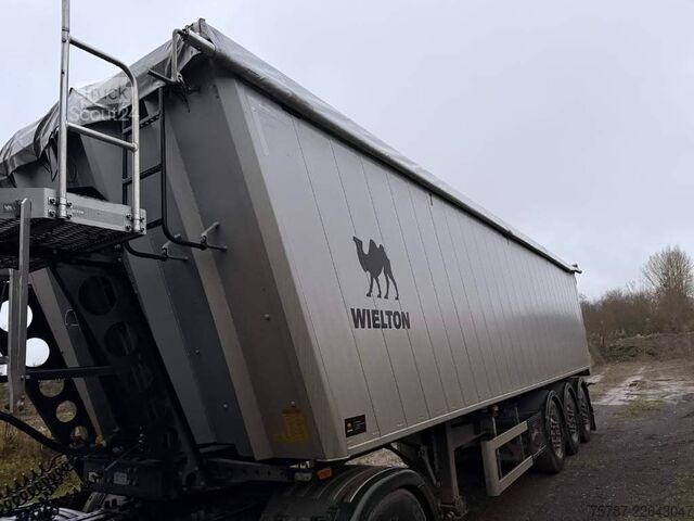 Kipper Auflieger WIELTON 50 cbm, Kombi-Pendel, Lift, Plastikauskleidung
