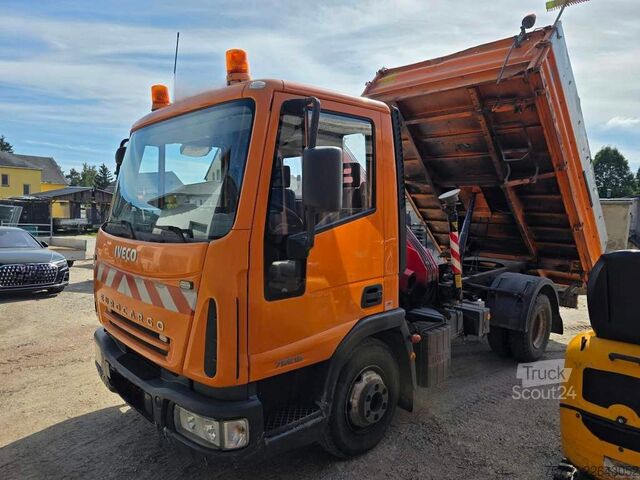 Sonstige IVECO 75E15 3-S-Kippoer Meilöer mit Fassi F50 Kran