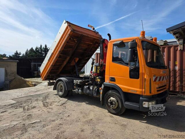 Sonstige IVECO 75E15 3-S-Kippoer Meilöer mit Fassi F50 Kran