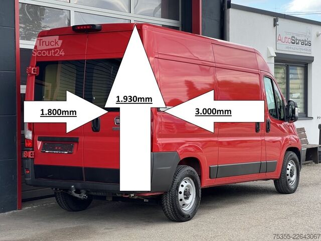 Hög tak skåpbil FIAT Ducato 140 L2H2 Klima Tempomat Standheizung AHK