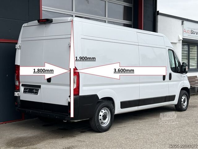 Hög tak skåpbil FIAT Ducato 140 L4H2 Klima Navi Kamera Tempomat Eur6d