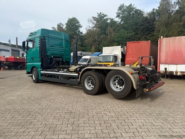 Roll-off-kippi kuorma-auto MAN 26.580/28.580 Tüv frei Top Zust.1 Hd ca 363 Tkm