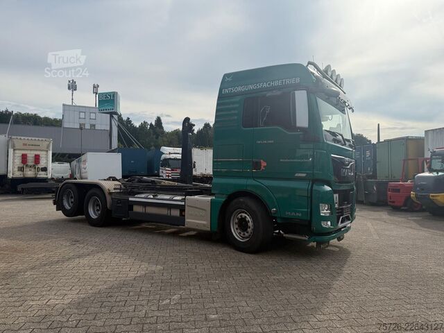 Roll-off-kippi kuorma-auto MAN 26.580/28.580 Tüv frei Top Zust.1 Hd ca 363 Tkm