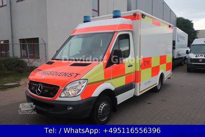Brandbil MERCEDES-BENZ Sprinter II 516CDI RTW Klima Automatik Nr. B48