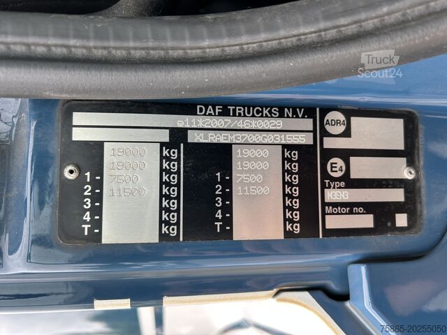 Mala DAF CF 250 FA / 798 dkm / Box Truck / Loadlift 2000...