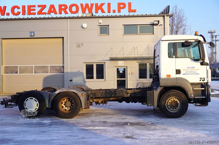 Шасі MAN TGS 26.360/ 550 cm chassis/ steered axle