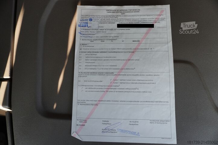 Tracteur routier / ADR complet SCANIA G500 8×2 Tractor Unit/Full ADR/Sleep cab