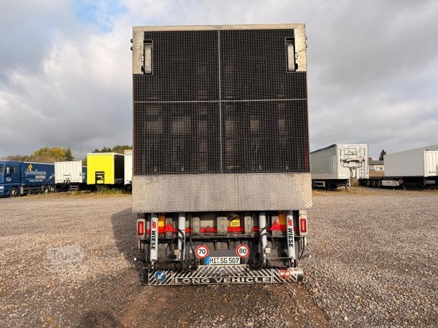 Ημιρυμουλκούμενο χαμηλής φόρτωσης  Wiese Gabelstaplertransporter Rampe Mega Lowline