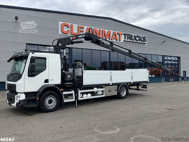 Vrachtwagen met kraan Volvo FE 280 Euro 6 Hiab 13 Tonmeter laadkraan Just 1...