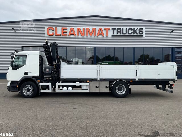 Vrachtwagen met kraan Volvo FE 280 Euro 6 Hiab 13 Tonmeter laadkraan Just 1...