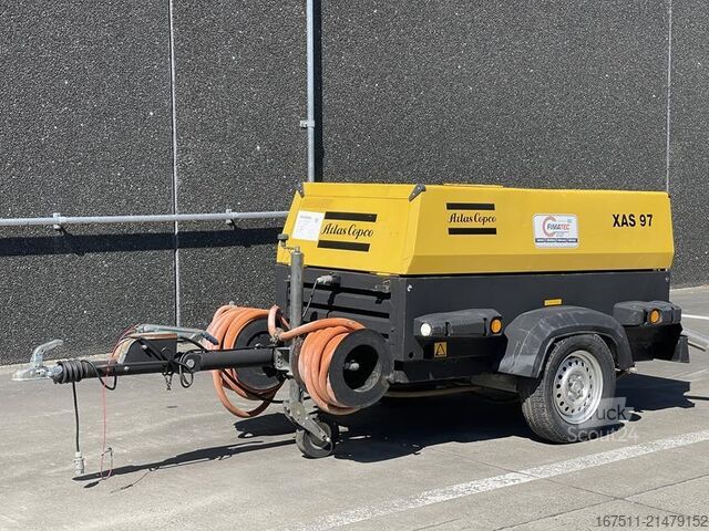 Kompresor za rashladni plin Atlas Copco XAS 97 DD