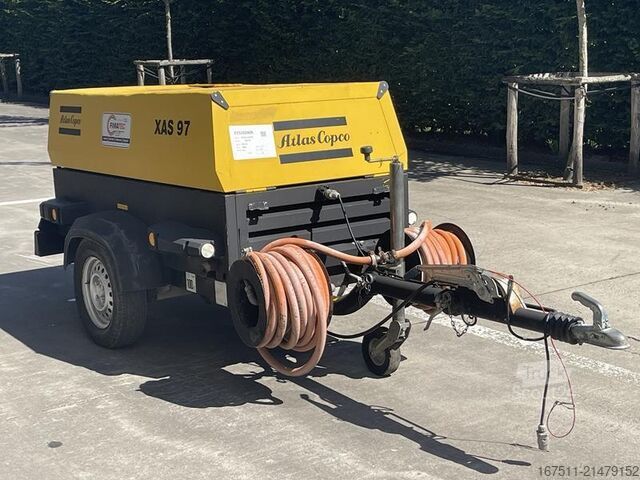 Kompresor za rashladni plin Atlas Copco XAS 97 DD