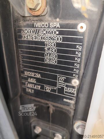 Camion-benne tricar Iveco EuroCargo 120-190