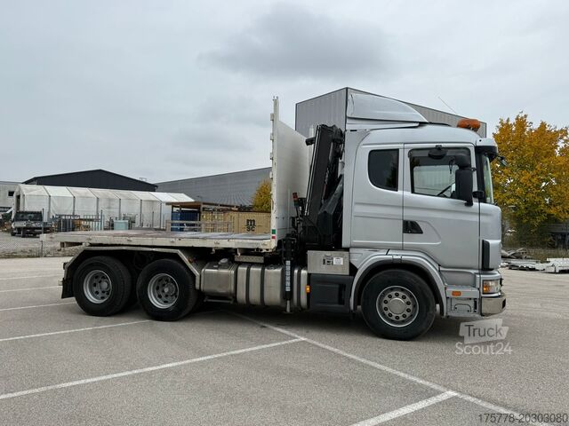 Żuraw samojezdny SCANIA R114 GB 6x2 NZ 380/