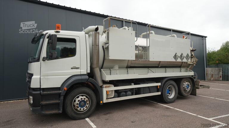 Zuigvoertuig Mercedes-Benz AXOR 2728 6x2 vacuum suck and pressure tank 206...