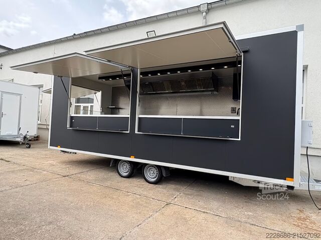 Satış römorku Mega Grillwagen, Imbissanhänger, Imbisswagen, Foodtruck
